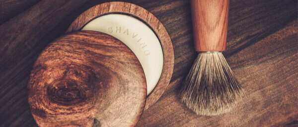 Natural Shaving brush & shaving soap